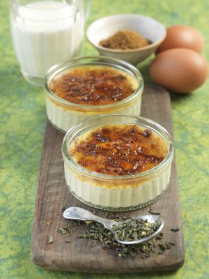 Recette Crème brûlée au thé