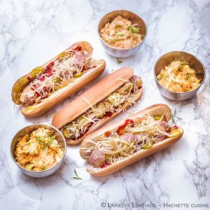 Recette Hot Dog Knack Maison et Coleslaw par Grégory Cuilleron