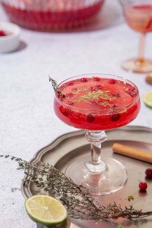 Recette Recette punch cranberry orange